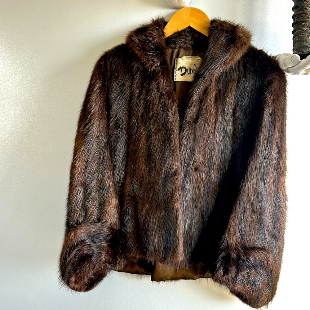 Vintage beaver cape